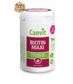 Une dose optimale de Biotine et de Zinc pour garantir un pelage magnifique et une peau protégée chez les chiens de grande taille.