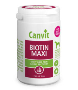 Une dose optimale de Biotine et de Zinc pour garantir un pelage magnifique et une peau protégée chez les chiens de grande taille.
