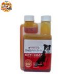 Huile de saumon premium enrichie en Omega-3 pour une peau saine, sans pellicules, et un pelage éclatant de santé.
