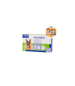 Un vermifuge vétérinaire complet à large spectre pour chiens de plus de 5 kg, aromatisé à la viande et hautement efficace contre les vers ronds et plats.