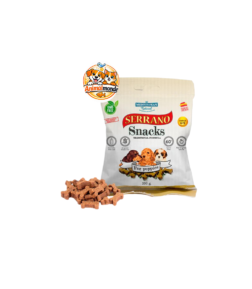 Friandises semi-humides premium pour chiot, riches en viande fraîche et enrichies en lait pour le bon développement osseux et dentaire, formule hypoallergénique sans gluten.