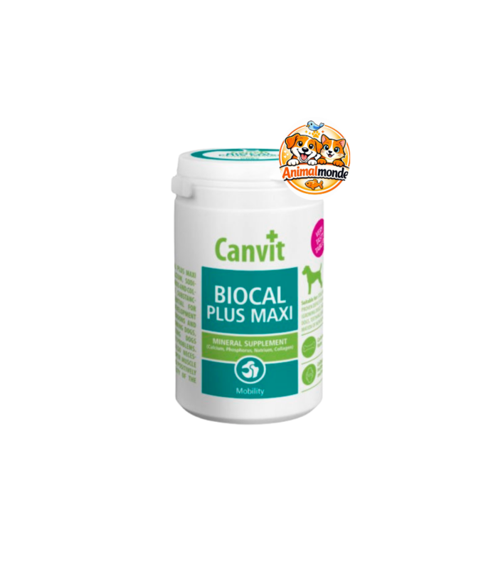 Un puissant supplément minéral et de collagène pour renforcer les os et articulations des grands chiens.