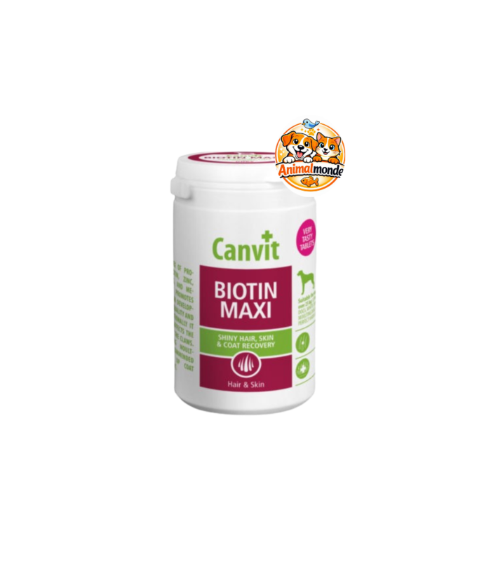Un complexe enrichi en biotine et zinc pour un pelage brillant et une peau saine chez le grand chien.