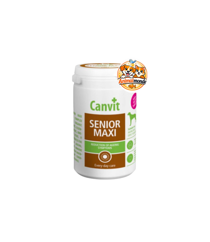 Un complexe quotidien multivitaminé complet pour préserver la jeunesse et la vitalité des chiens seniors de grande taille.