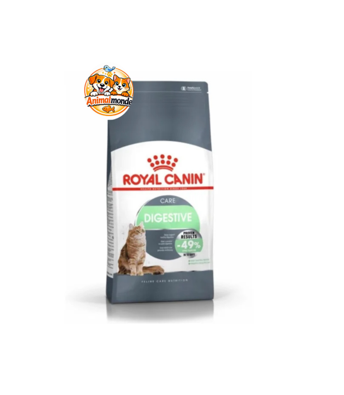 Une alimentation de précision formulée pour optimiser la santé digestive et réduire le volume des selles des chats sensibles.