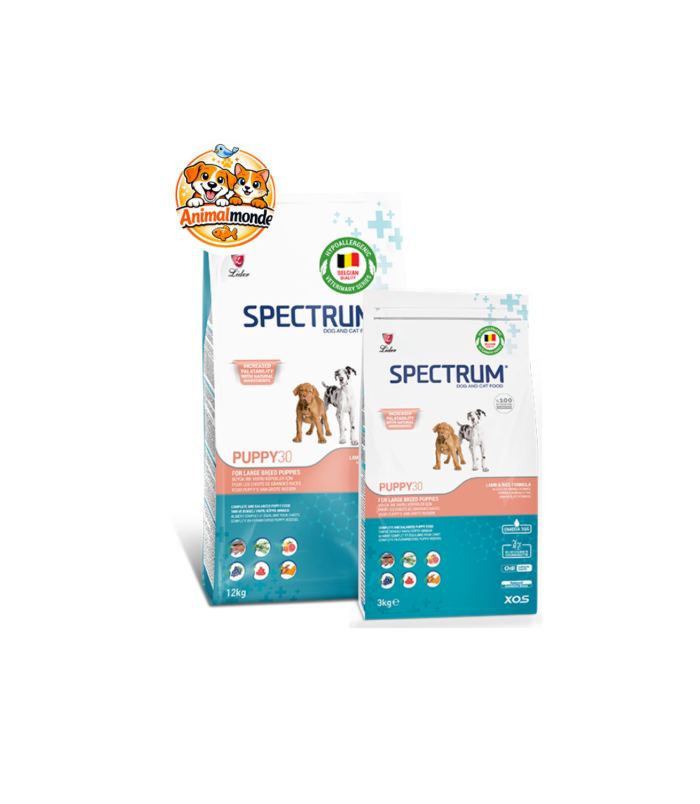 Une formule spécialement conçue pour la croissance harmonieuse des chiots de grandes races.