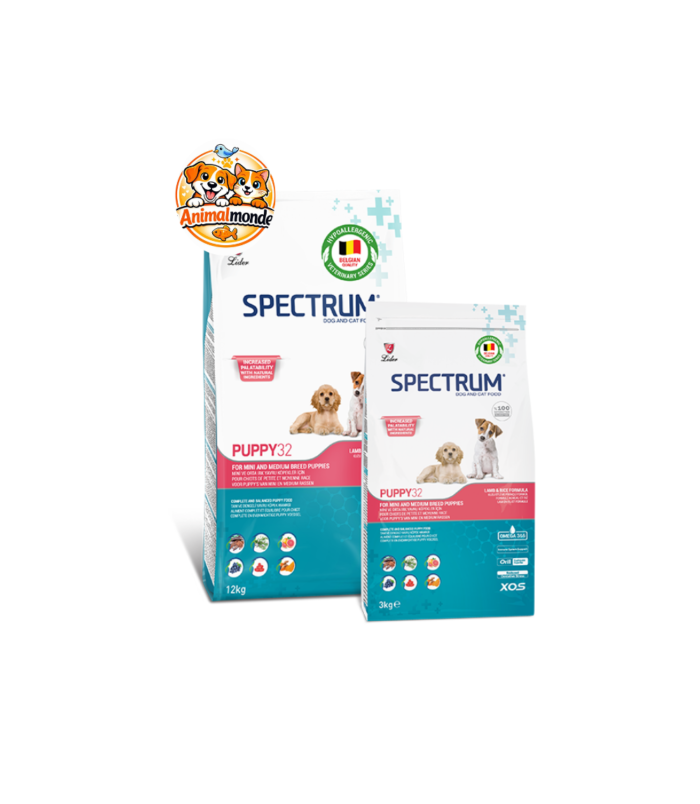 Une nutrition complète pour les chiots de petites et moyennes races en pleine croissance.