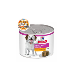 Une délicieuse mousse au poulet spécialement conçue pour répondre aux besoins nutritionnels des chiens adultes de petite et mini race.