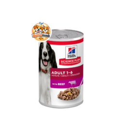 Une délicieuse pâtée au bœuf offrant une nutrition complète et équilibrée pour maintenir la vitalité des chiens adultes actifs.