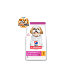 Une nutrition experte au poulet spécialement conçue pour soutenir la vitalité, l’immunité et le bien-être des chiens seniors de petite et mini race.