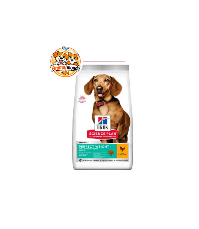 Une formule au poulet cliniquement développée pour aider les chiens adultes de petite et mini race à maintenir un poids idéal tout en restant actifs et en pleine forme.