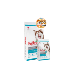 Des croquettes premium complètes au saumon et au riz formulées pour garantir le confort digestif, une immunité forte et un pelage éclatant aux chiens adultes.