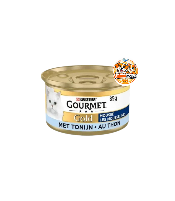 Une mousse au thon d'une onctuosité irrésistible pour le plaisir quotidien de votre chat.