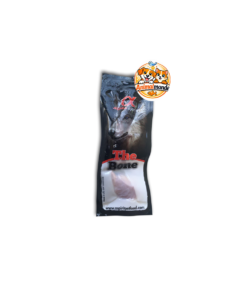 Un os de porc serrano 100 % naturel idéal pour satisfaire le besoin de mastication de votre chien.