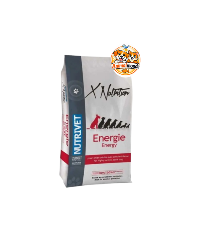 Une alimentation haute performance riche en protéines pour soutenir l'endurance et l'énergie des chiens très actifs.