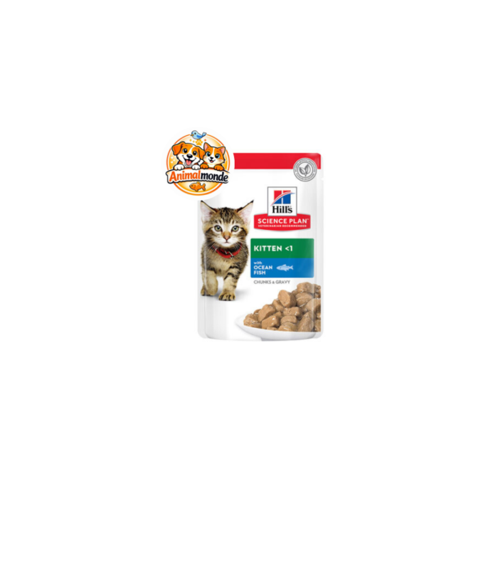De tendres morceaux au poisson de l’océan en sauce pour soutenir la croissance, l’immunité et la vitalité des chatons de moins d’un an.