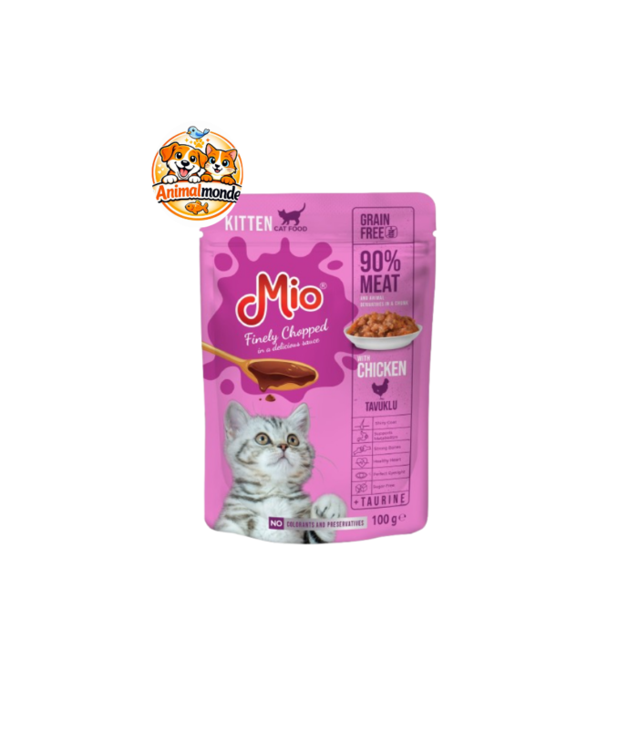 Un sachet fraîcheur complet et ultra-tendre au poulet en sauce, enrichi en vitamines et minéraux pour accompagner la croissance saine et vigoureuse des chiots.