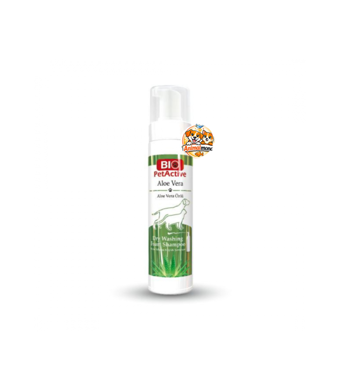 Une mousse nettoyante à l’aloe vera sans rinçage qui rafraîchit, hydrate et nettoie efficacement le pelage de votre chien.