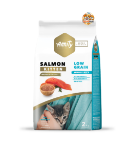 Des croquettes super premium au saumon pour chatons, alliant haute digestibilité, croissance harmonieuse et nutrition hypoallergénique de qualité