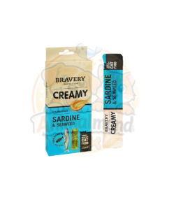 Une friandise crémeuse à la sardine et aux algues marines qui associe saveur, nutrition et plaisir quotidien pour votre chat.