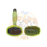 Brosse double face Canidess pour chien et chat, idéale pour démêler, éliminer les poils morts et masser délicatement le pelage de votre animal.