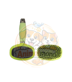 Brosse double face Canidess pour chien et chat, idéale pour démêler, éliminer les poils morts et masser délicatement le pelage de votre animal.