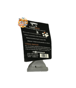 Brosse à effiler Canijess avec lame en acier inoxydable, idéale pour éliminer les poils morts, réduire la mue et entretenir le pelage des chiens et chats à poils longs.