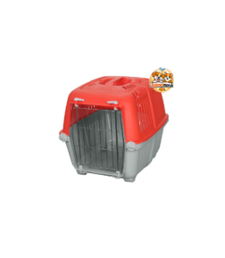 Cage de Transport Taille S avec Porte en Inox pour Chien et Chat