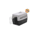 Une cage de transport solide et ventilée pour voyager avec votre chien ou votre chat en toute sécurité.