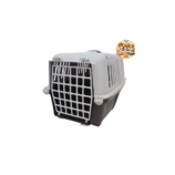 Une cage de transport solide et ventilée pour voyager avec votre chien ou votre chat en toute sécurité.