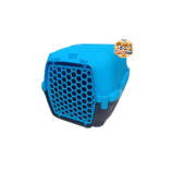 Une cage de transport solide et ventilée pour voyager avec votre chien ou votre chat en toute sécurité.