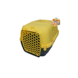 Une cage de transport solide et ventilée pour voyager avec votre chien ou votre chat en toute sécurité.