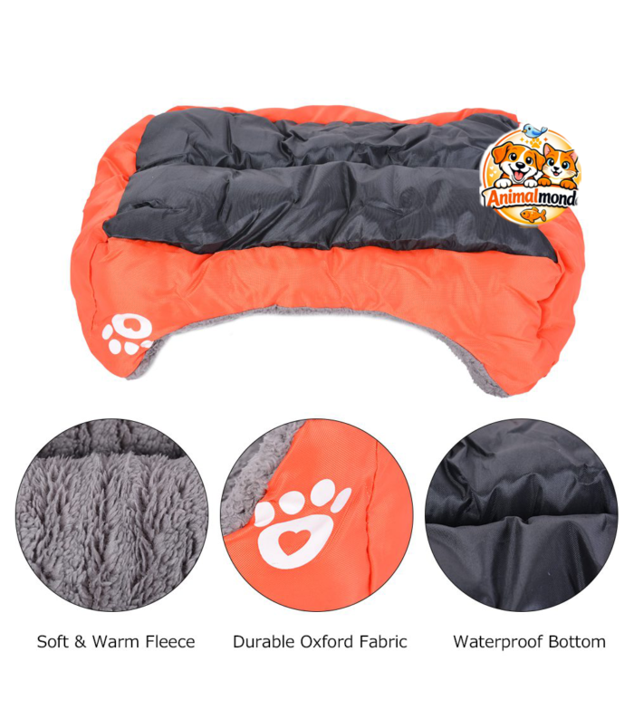 Un coussin ultra-confortable et chaleureux qui offre à votre chat ou chien un espace de repos douillet en toute saison.
