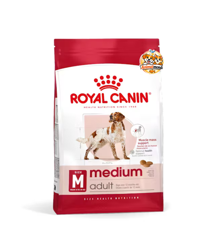 Une alimentation complète et équilibrée pour maintenir la forme, la vitalité et la masse musculaire des chiens adultes de taille moyenne.