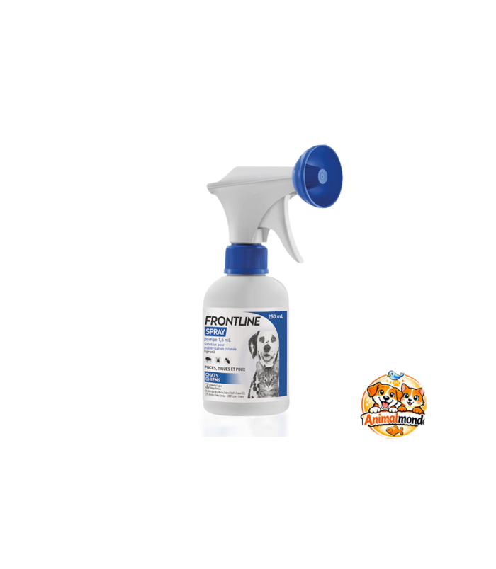 FRONTLINE SPRAY – Pack Antiparasitaire Chats & Chiens 250 ml