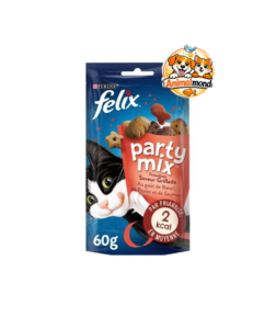 Felix Party Mix Saveur Grillade – Friandises pour Chats 60 g
