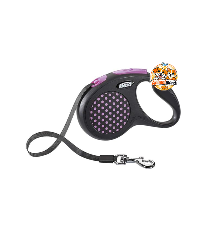 Une laisse rétractable de 8 mètres alliant style, confort et sécurité pour offrir une liberté optimale à votre chien lors de chaque promenade.