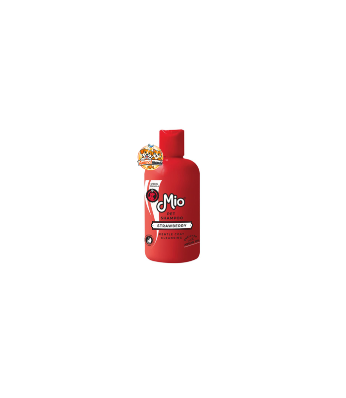 Un shampoing à la fraise enrichi en huile d'argan pour un pelage propre, doux et délicatement parfumé.