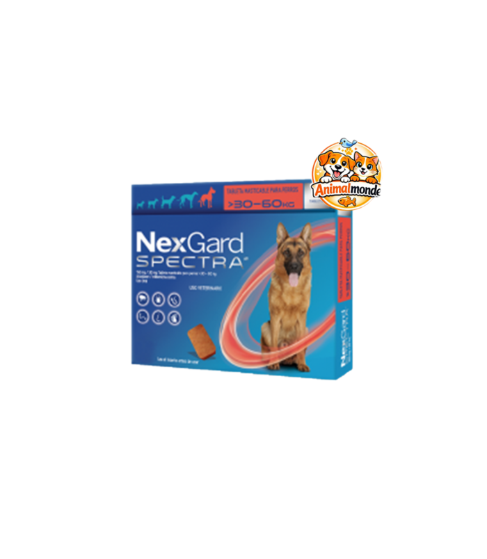 Une protection antiparasitaire complète conçue pour les chiens de 15 à 30 kg.