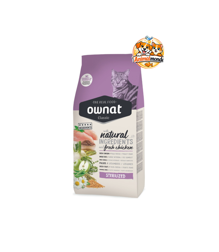 Une nutrition spécialement pensée pour les chats stérilisés afin de préserver leur forme et leur vitalité.