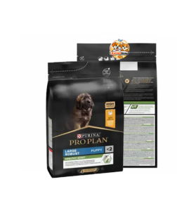 Une nutrition avancée au poulet et au colostrum pour accompagner la croissance, l’immunité et la vitalité des chiots de grandes races robustes.