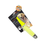 Peigne fin Canijess en acier inoxydable pour chiens et chats. Idéal pour démêler les poils, éliminer les impuretés et maintenir un pelage propre et soyeux.