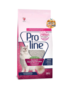 Une litière agglomérante parfumée à la poudre pour bébé pour une hygiène durable et un confort optimal.