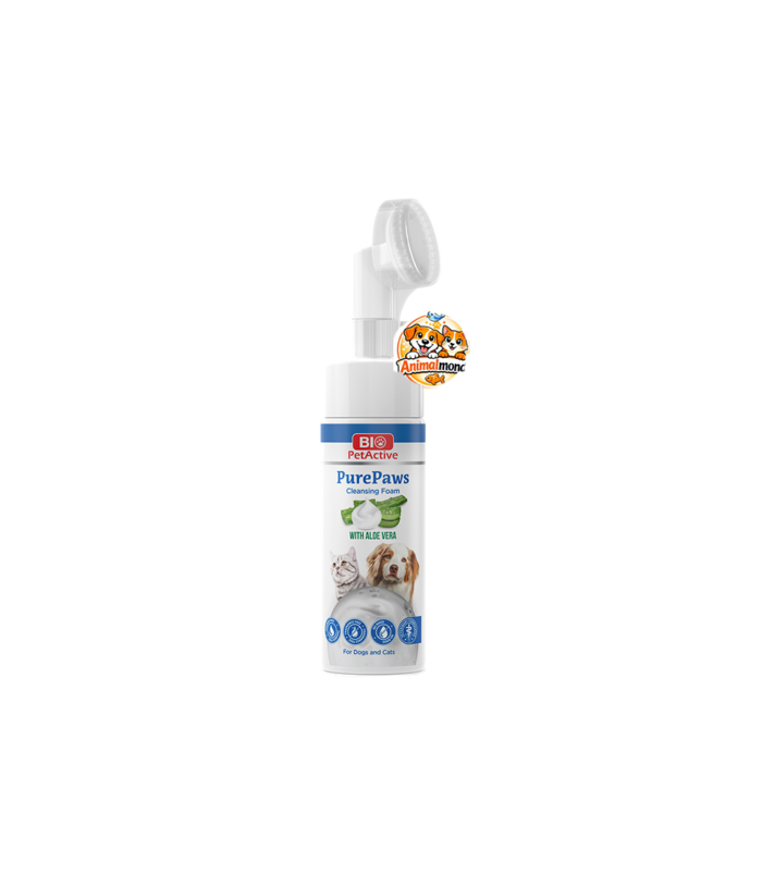 Une mousse nettoyante sans rinçage à l’aloe vera qui garde les pattes des chiens et chats propres, fraîches et parfaitement entretenues.