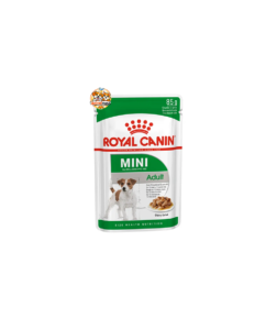 De délicieux morceaux en sauce spécialement formulés pour maintenir la vitalité et le bien-être des chiens adultes de petite taille.