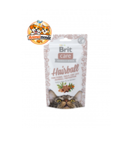 Friandises fonctionnelles enrichies en psyllium et huile de saumon pour prévenir efficacement la formation des boules de poils.