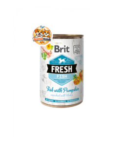 Une pâtée holistique haut de gamme au poisson frais et à la citrouille, idéale pour la peau et la digestion de votre chien.