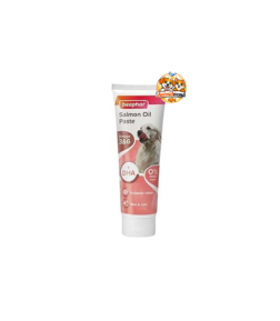 Une délicieuse pâte à l’huile de saumon riche en Oméga 3 et 6 pour favoriser une peau saine, un pelage éclatant et une vitalité optimale.
