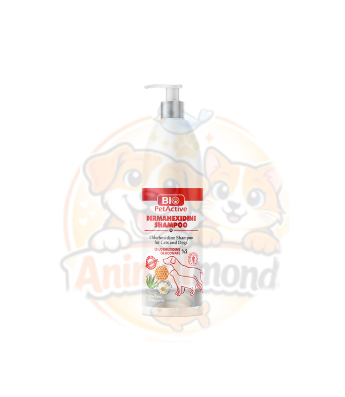 Un shampooing antiseptique à la chlorhexidine 2 % qui nettoie, apaise et protège la peau sensible des chiens et des chats.