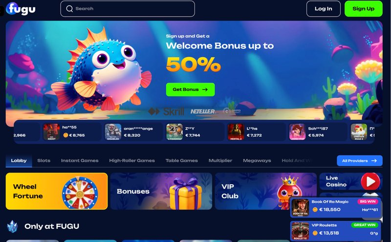 Fugu Casino - Ein Online-Glücksspiel-Erlebnis, das mich begeistert hat in Germany